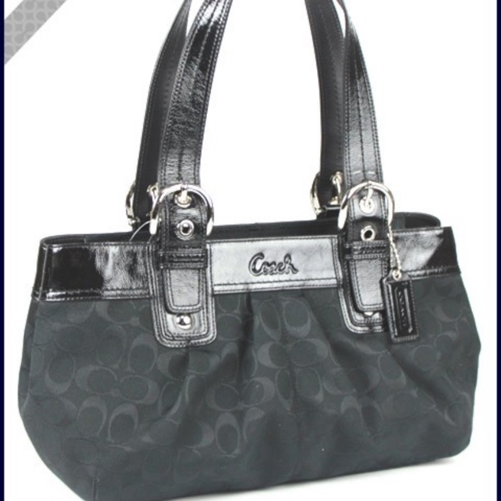 Authentic coach soho Hampton signature carryall